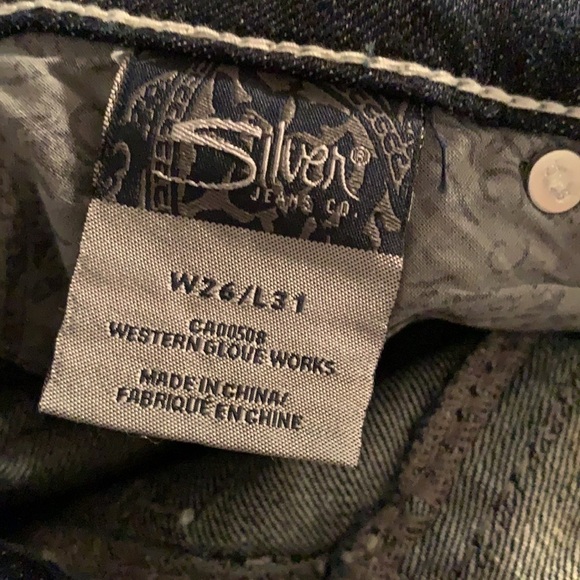 Silver Jeans Co | Aiko Bootcut Jeans Size‎ W 26/L 31 embroidered - Picture 6 of 16